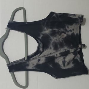 Wild fable ladies sleeveless tie dye crop top